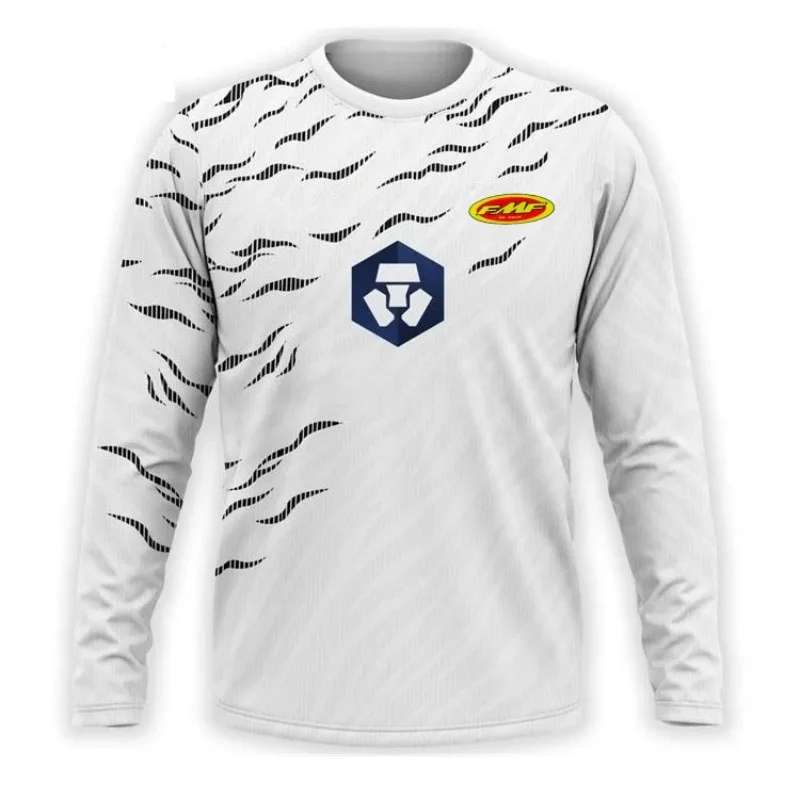 

2025 Новая быстросохнущая дышащая футболка с 3D принтом для езды на мотоцикле для осенних видов спорта на открытом воздухе