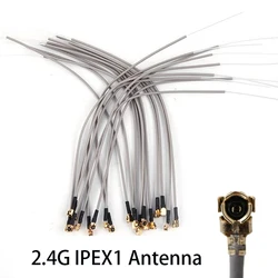10Pcs 2.4G Antenna For RC Drone Futaba FlySky Remote Controller Aircraft Receiver Replacement Antenna Compatible IPX1 Port