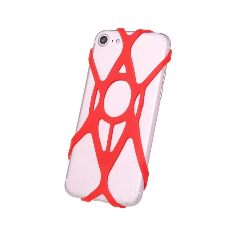 Bande sicurezza in silicone del supporto per cellulare Montaggio del manubrio per biciclette per motociclisti