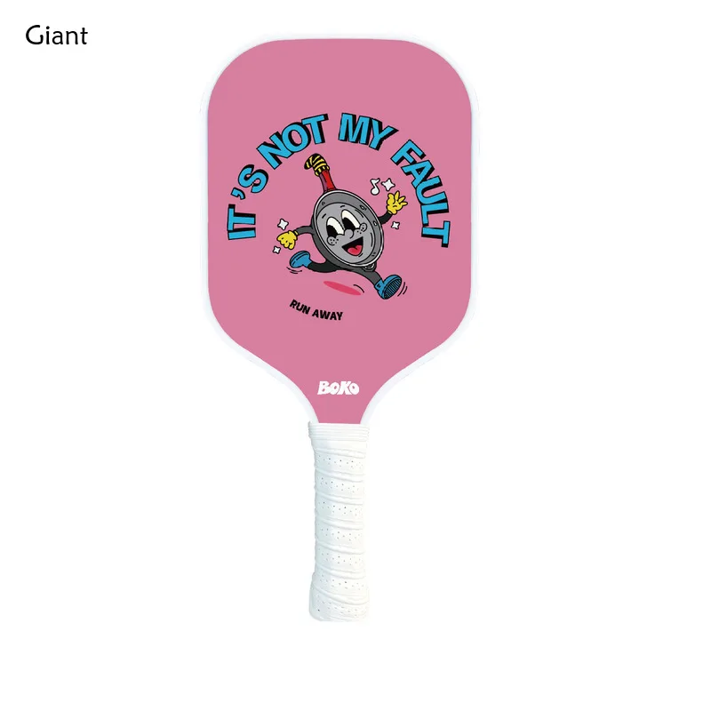 Glass Fiber Pickleball Paddle Funny and Trendy Rackets for Beginners to Pick Up  Single Racquet Adult Training Competition