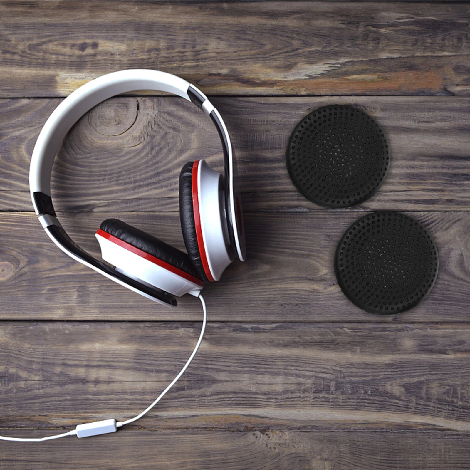 

Soft Skin-Friendly Ear Pads Headphones Replacement Cushions Noise Blocking Comfortable Breathable Durable Headband Cushion