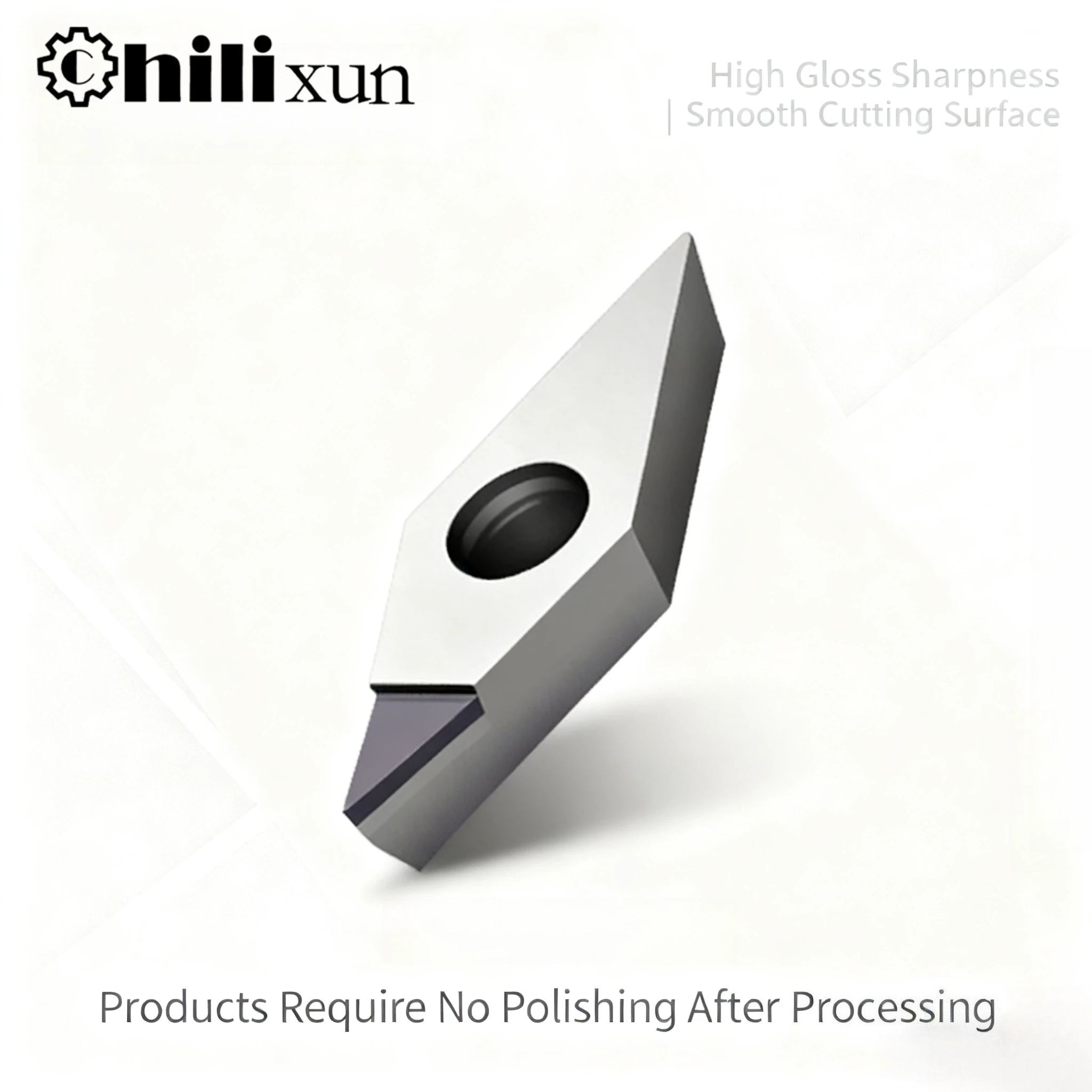 

VCGT160402 VCGT160404 VCGT160408 Алмазная вставка VCGT PCD Концевая фреза из алюминиевого сплава Инструмент с ЧПУ Твердосплавный токарный станок CBN