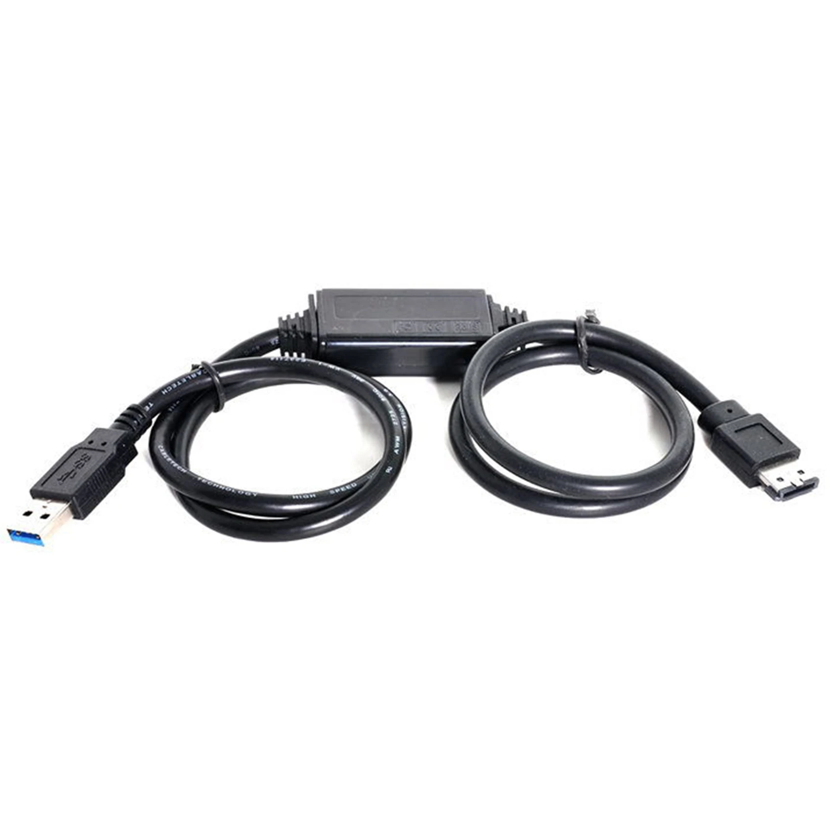 

Адаптер питания через ESATA постоянного тока 5 В к USB 3.0 Кабель преобразователя питания USB3.0 к HDD/SSD/ODD ESATA 1 м