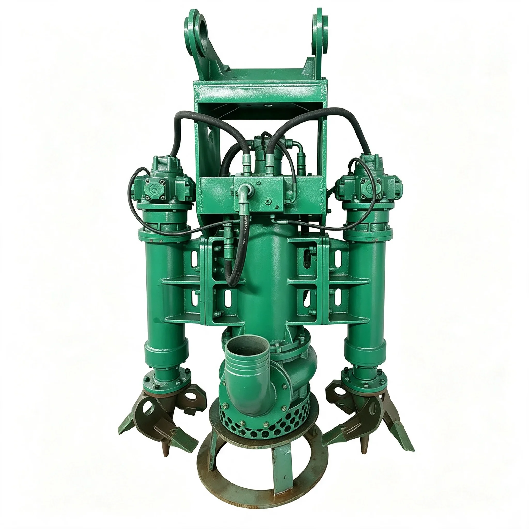 Electric Submersible Slurry Pump DC Motor Fully Automatic Control Riverbed Dredging 50hp Sand Dredging Pump Excavator Attachment