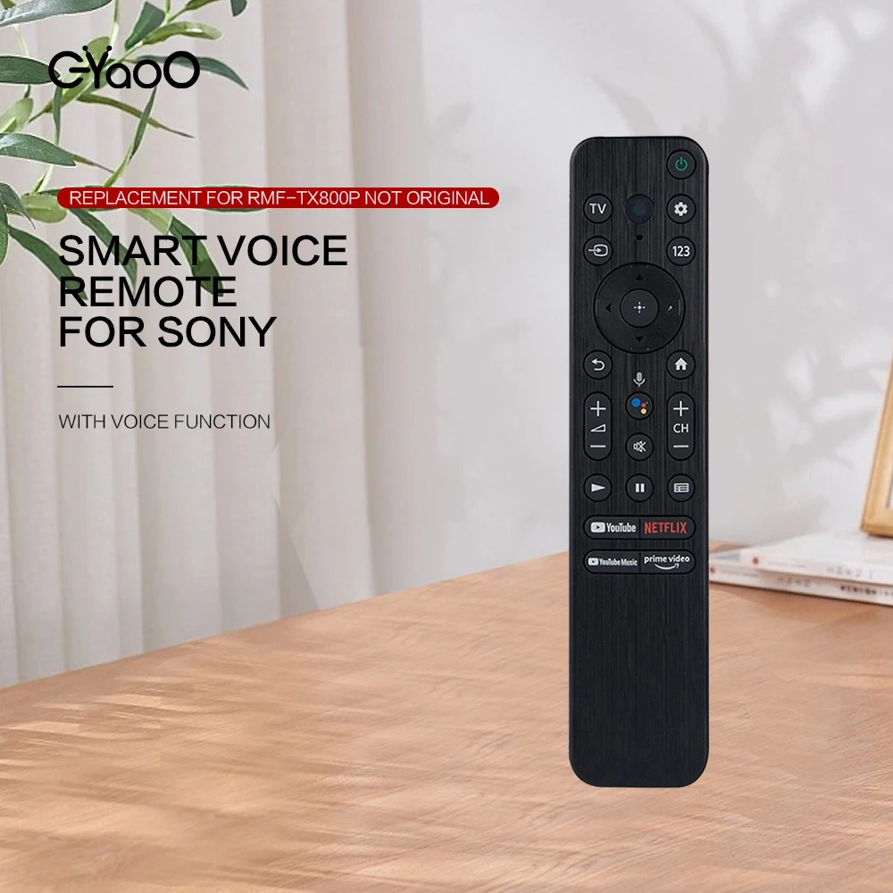 RMF-TX800P New Voice Remote Control Compatible with Sony 4Κ 8K TV KD-43X82K KD-43X85K KD-43X89K XR-42A90K XR-48A90K Controller