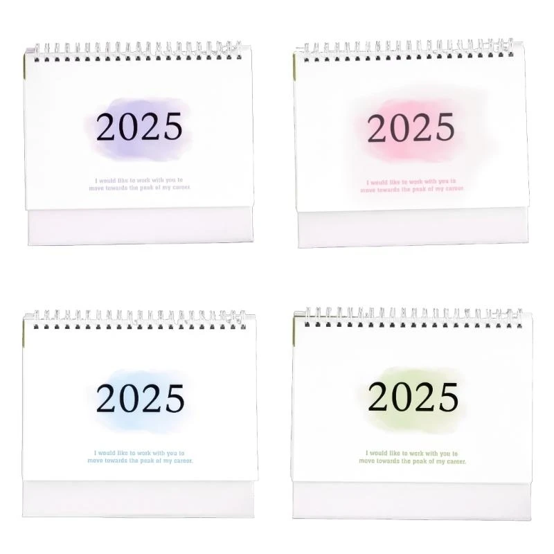 090F 2024-2025 Monthly Calendar Planner Twin-Coil Binding for Office School