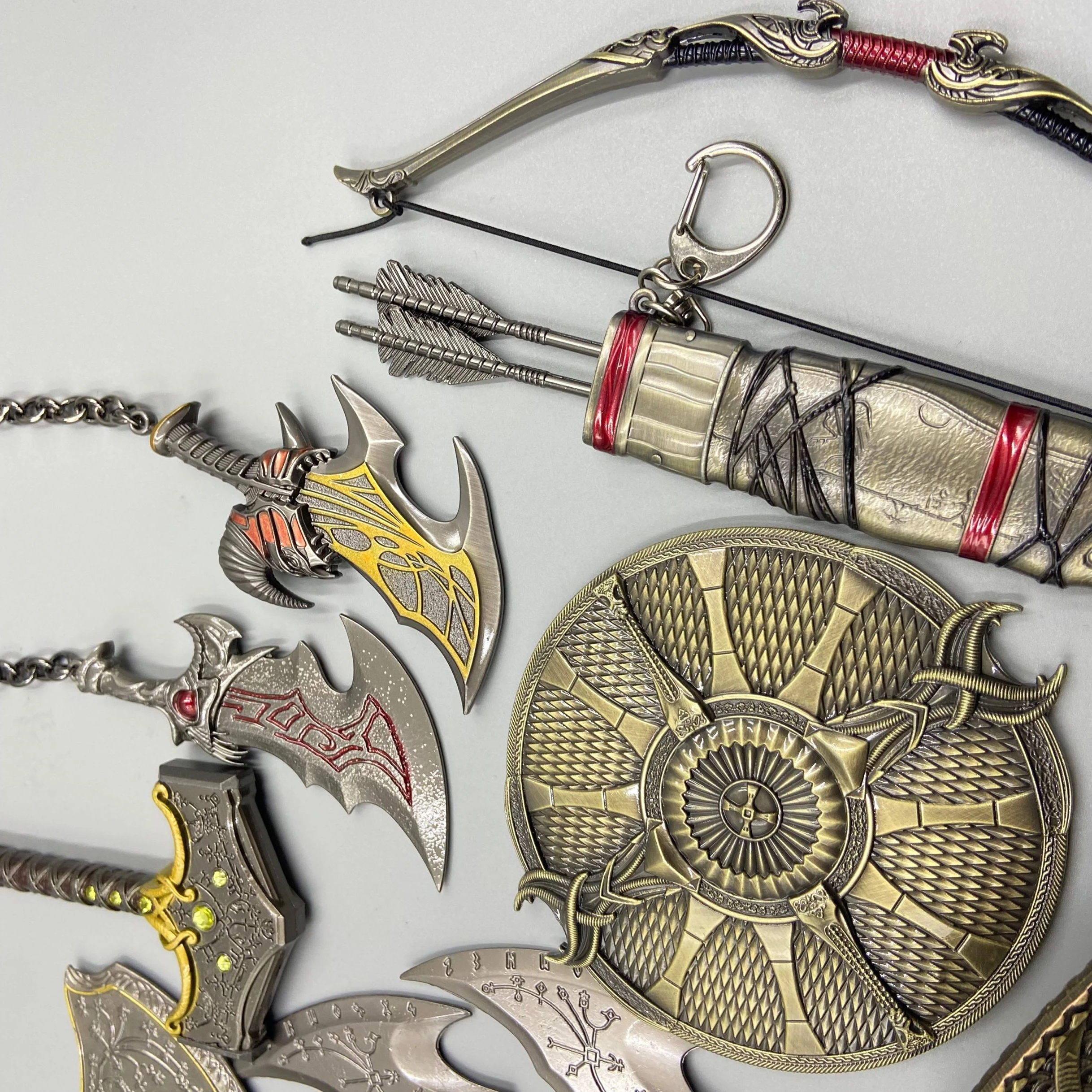 God of War Kratos Weapon Series Blades of Athena High Quality All Metal Material Katana Sword Toy Game Toys Kid Holiday Gifts