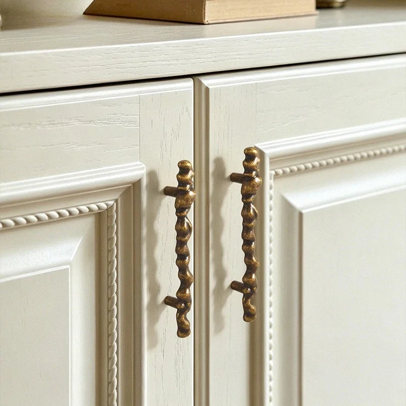 Creative Antique Cabinet Door Handle High End Light Luxury Cabinet Door Handle Shoe Cabinet Bedside Table Personalized Handle
