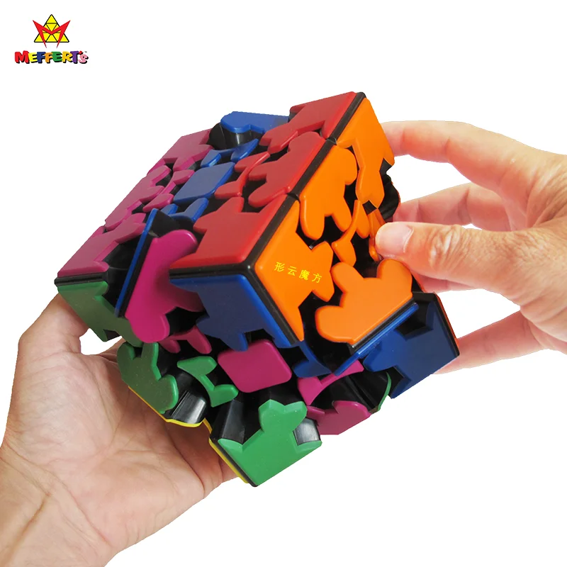 Meffert's Alien Puzzle Cubo magico in edizione limitata Cubo ad ingranaggi extra-large Cubo di velocità Lunghezza 120 mm Larghezza Altezza Giocattoli divertenti originali