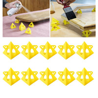 2/10pcs Pyramid Stands Set Support Bracket Paint Tool Triangle Paint Pads Feet for Woodworking Carpenter Painter Accessories