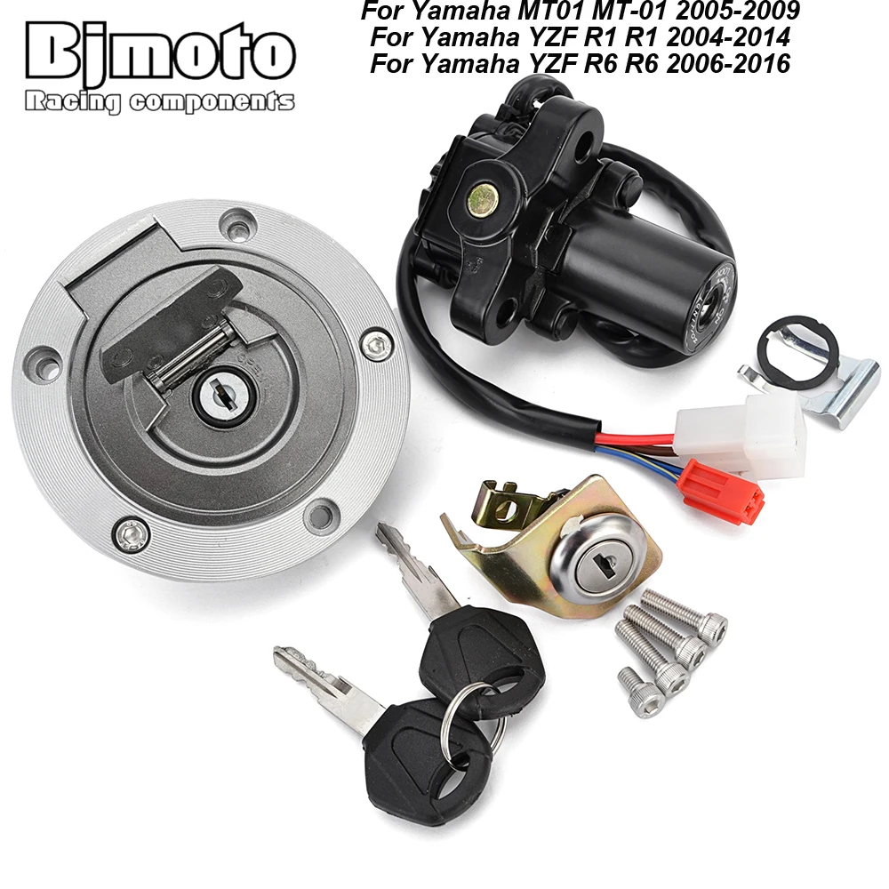 

Крышка топливного газа мотоцикла, замок сиденья с ключом для Yamaha MT01 MT-01 2005-2009 YZF R1 R1 04-14 YZF R6 R6 06-16