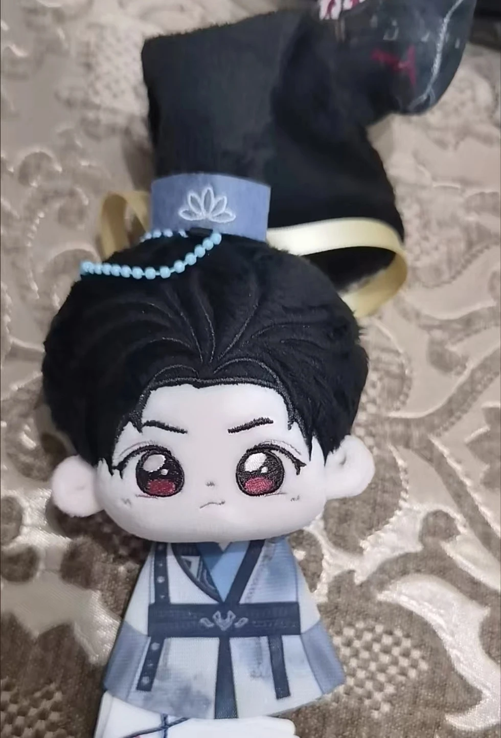 10cm 키 체인 써니 인형 애니메이션 블랙 로터스 전략 가이드 Ling Miaomiao Ziqi 코스프레 코튼 미니 인형 불가사리 바디 팬 선물