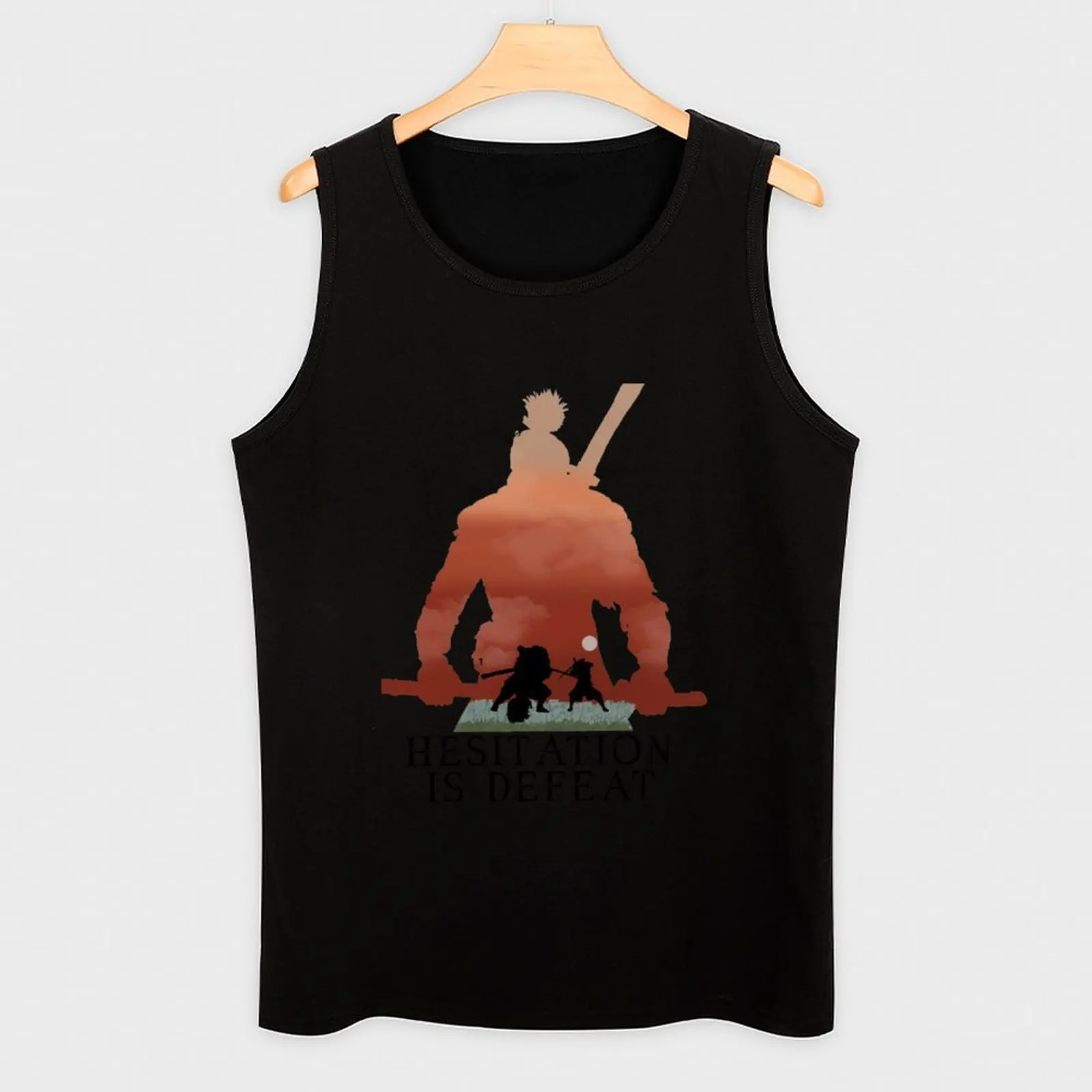 Sekiro - Hesitation is defeat V3W Tank Top صيف 2025 أفضل إكسسوارات الصالة الرياضية الصيفية للرجال