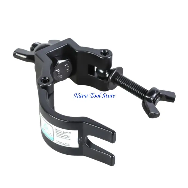 31GJ 2pcs Performances Venues Clamps Single Latches Mechanism Aluminum Alloys Construction for 32 35mm Pipe Mounts