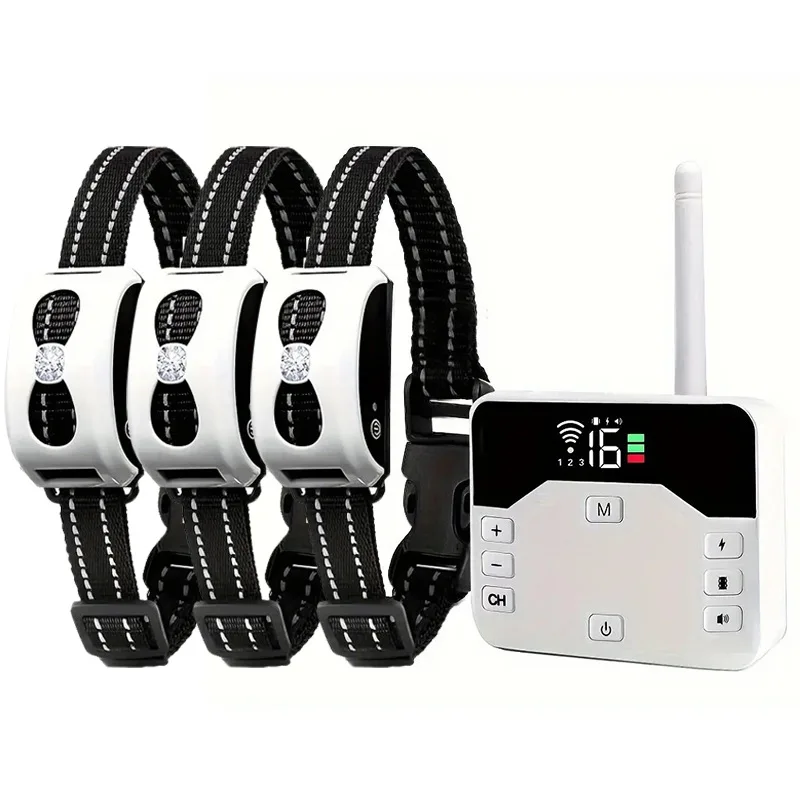 Wireless Pet Containment System Dog Fence 2 in 1 Electric Dog Fence and Training Collar with Remote Pet Supplies