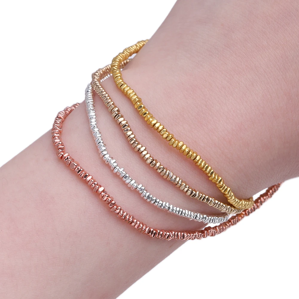 1 Strang glänzende, facettierte Hämatit-Perlen, rund, flach, lose Abstandsperlen für DIY handgefertigte Halsketten, Armbänder, Schmuckherstellung, Zubehör