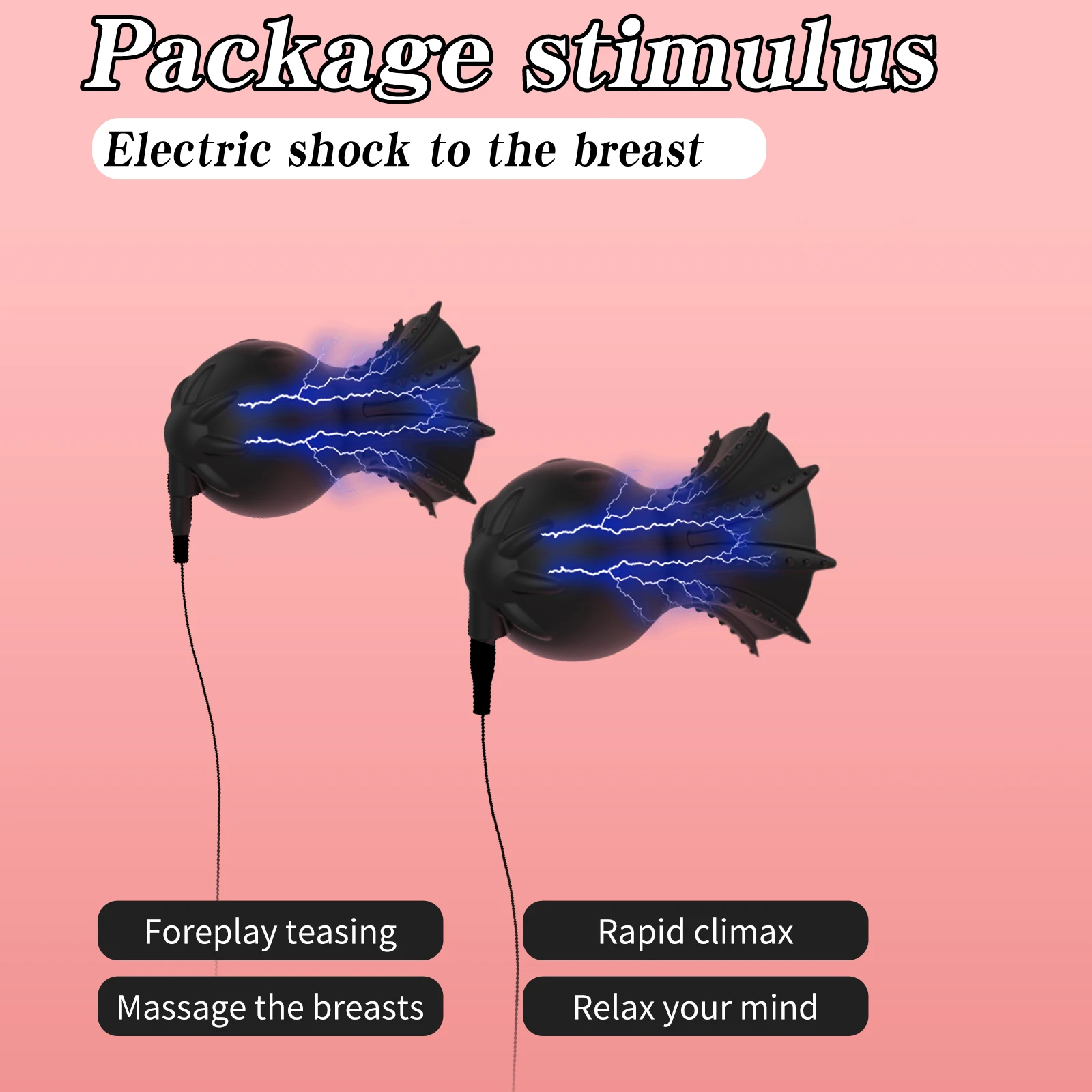 Sex Toys Tools Electric Shocker Nipple Sucker Clamps Electro Stimulator Nipples Pussy Breast Clit Masturbator Bdsm Sex Toy view 4