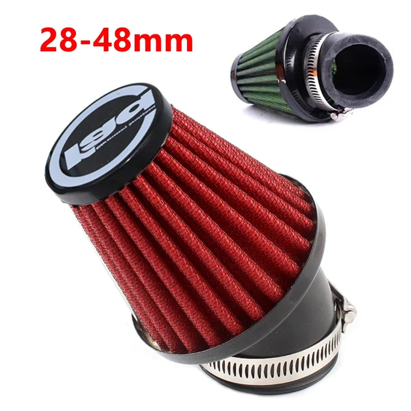 28mm-48mm Universal Motorcycle Air Filter Sports High Flow Air Filter Intake for Yamaha JOG Cygnus Force Motorcycle Accessories