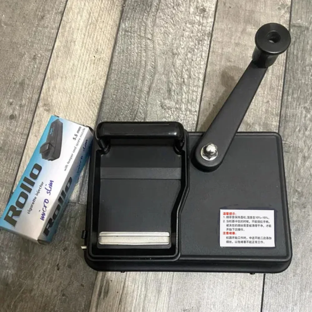 Manual Cigarette Making Machine Labor-saving dual track Tobacco Filling for 5.5/6.5/8.0mm Cigarette Maker Smoking accessories