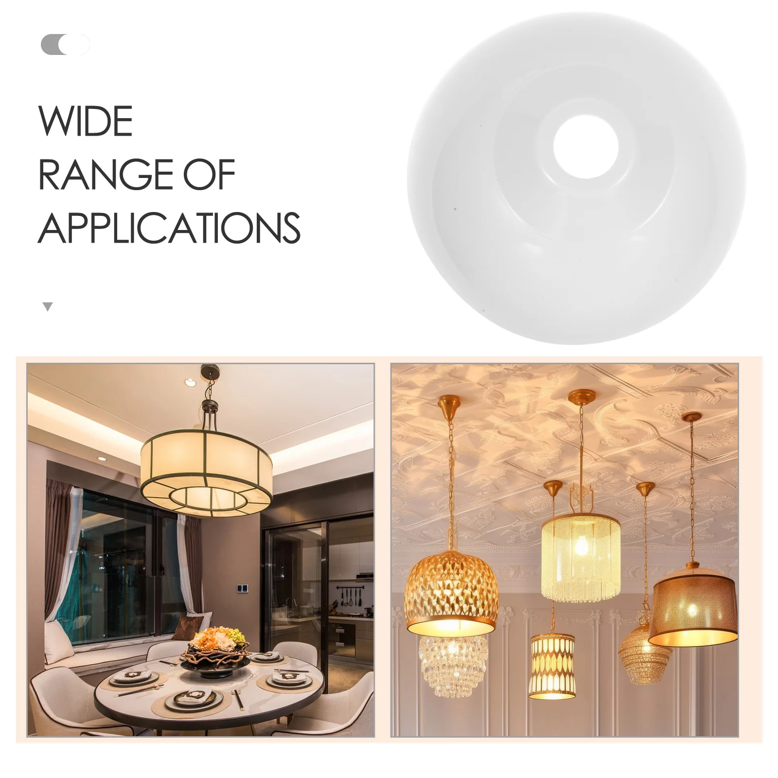 

Пластиковый абажур E27, абажур 245 мм, подвесной светильник, сменный абажур, потолочный светильник для спальни, гостиной