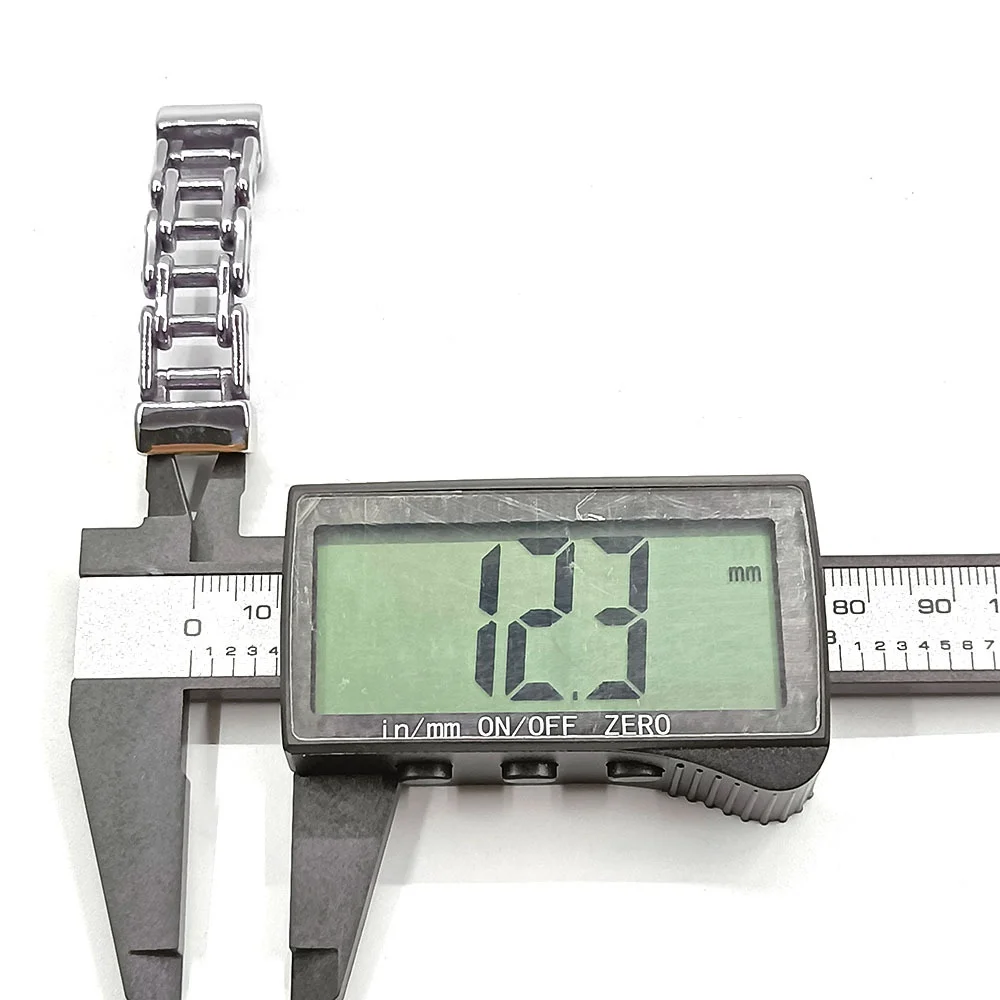 10Pcs 316L Stainless Steel Connectors Punk Motor Chain Connector Hole 12*6mm for DIY Bracelet Findings Jewelry Making Parts