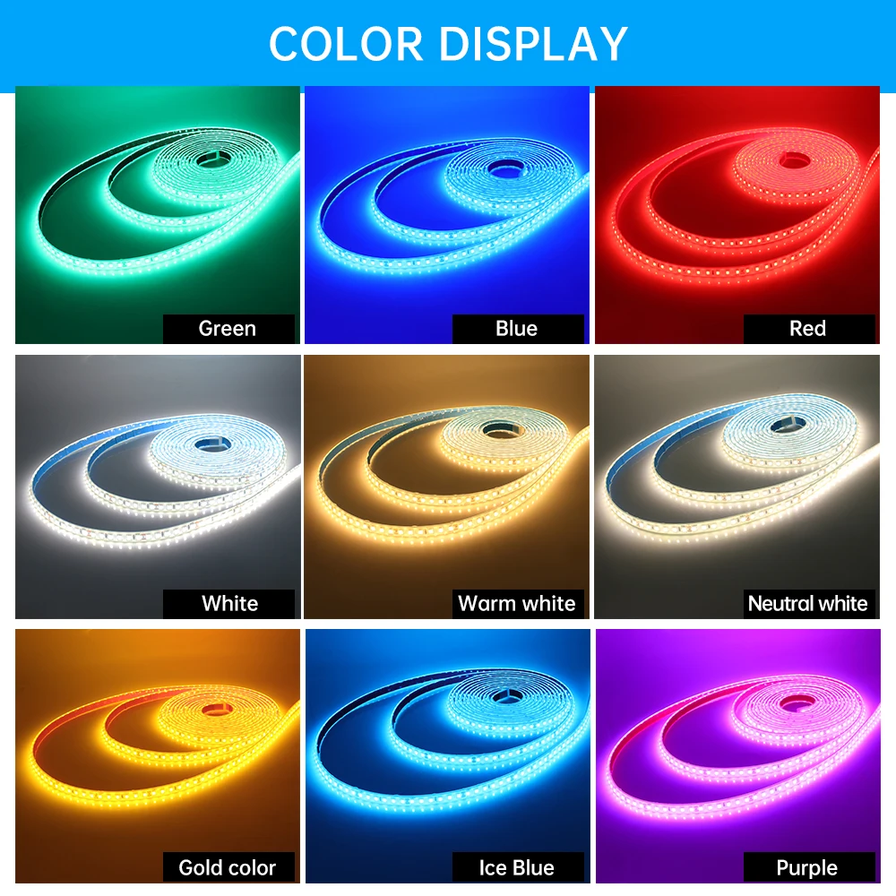 0.5-20M IP68 Waterproof LED Strip Light 24V High Quality 2835 120Leds Underwater Outdoor Flexible Tape Light for Swimming Pool