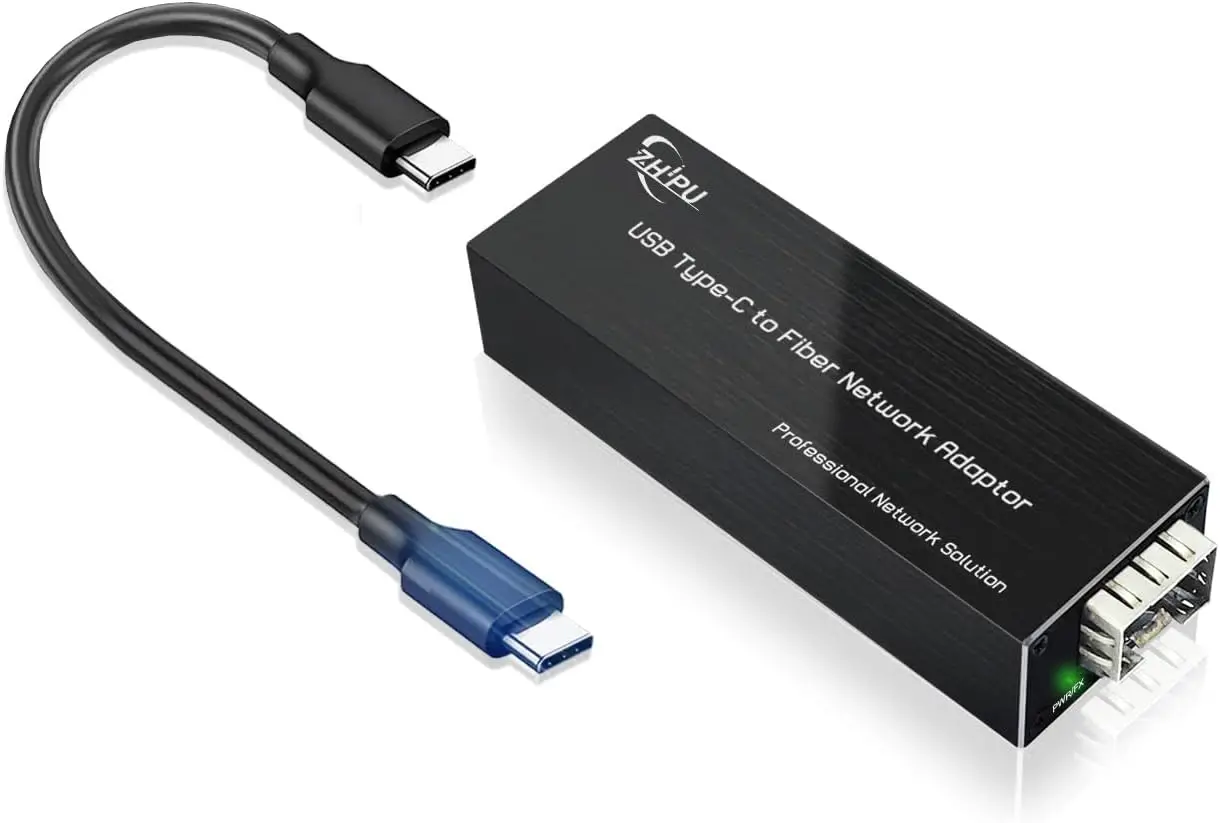 usb-c-to-fiber-network-adaptorusb30-type-c-5v-to-100-1000base-x-sfp-gigabit-network-cardsupported-for-windows-and-linux