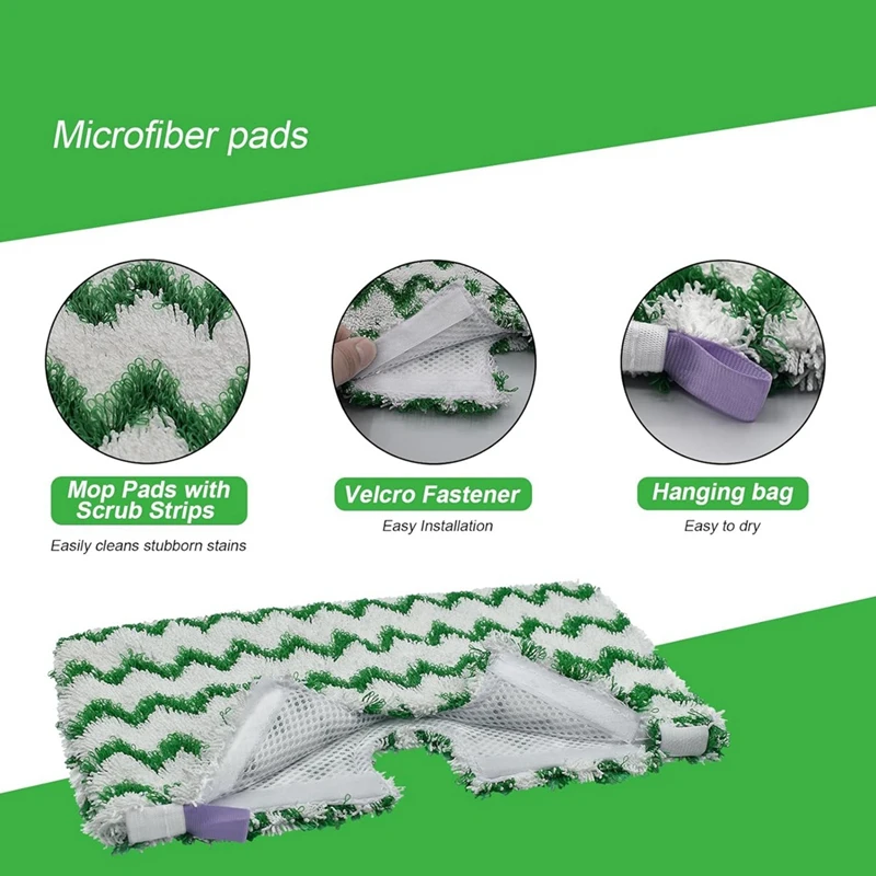 4 szt. Wkładki Mop parowy Shark S3500 Series S3501 S3601 S3501S S3601C kieszonkowy Mop parowy do wkłady do mopa z mikrofibry