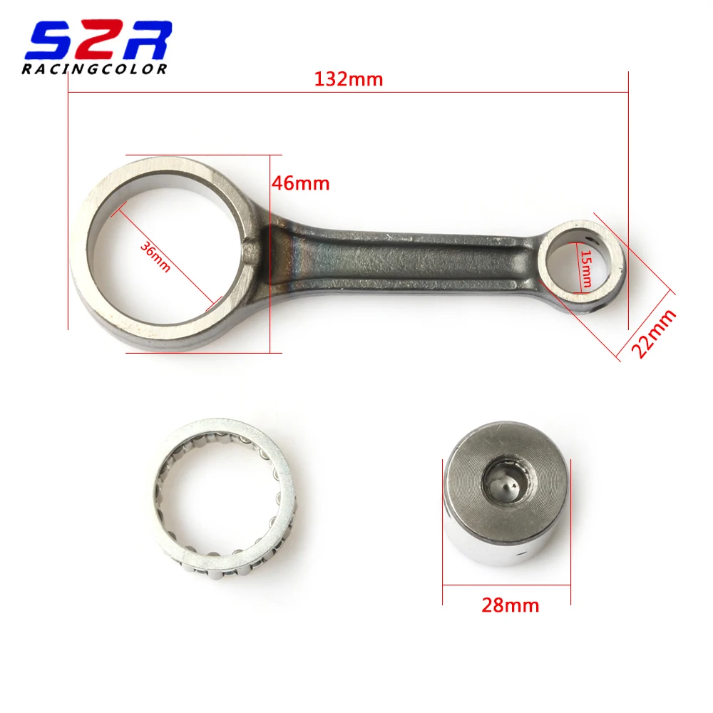 S2R Motorcycle Rod Connecting for YAMAHA FZ 16 FZ16 FZS YS 150 YS150 Accesorios Crankshaft Piston Link Rod Accessories Parts