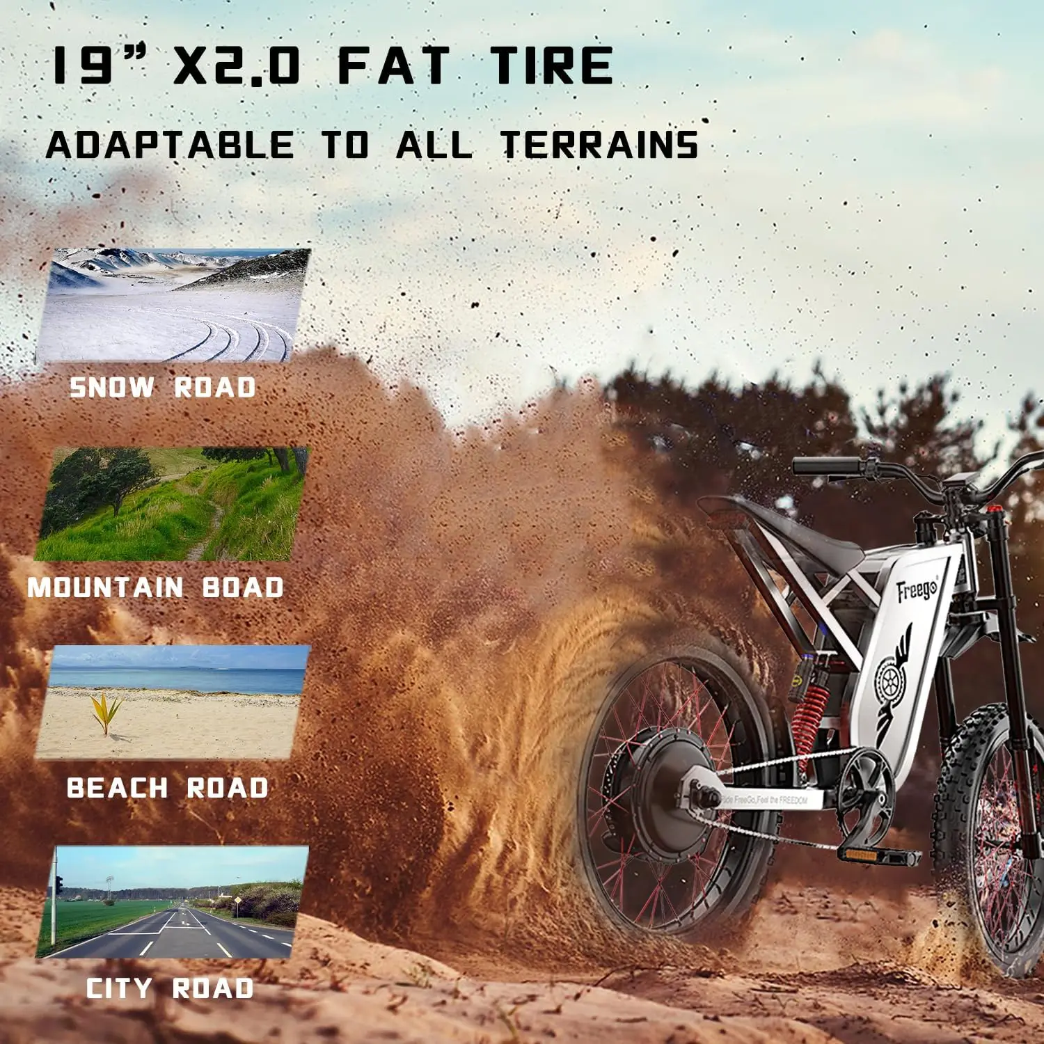 2025 دراجة ترابية كهربائية X2 Pro دراجة نارية كهربائية 6000 واط (الذروة) محرك 1800wh بطارية 7 سرعات 50MPH دراجة كهربائية للطرق الوعرة