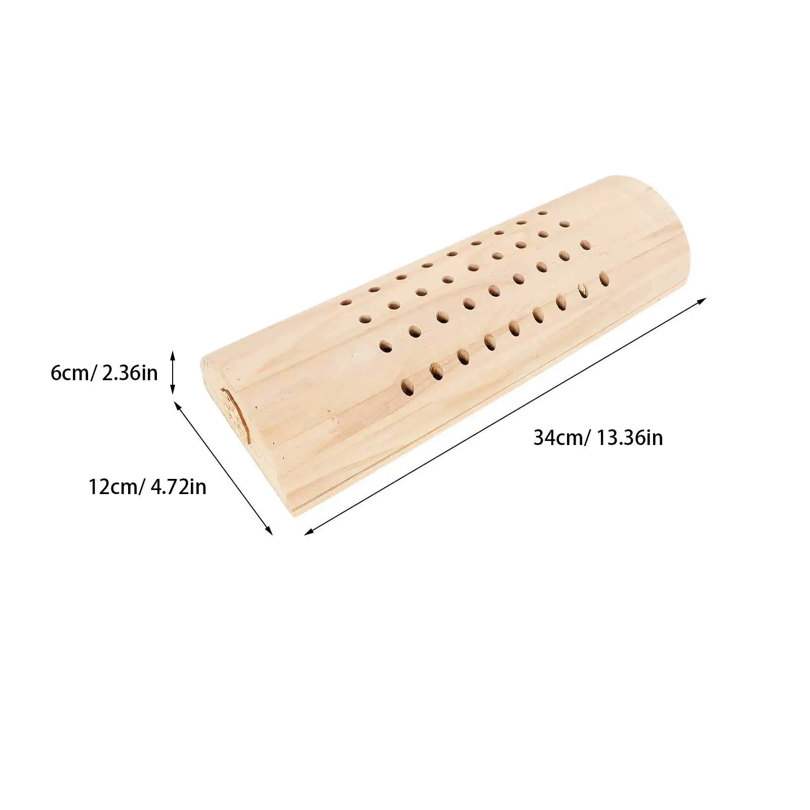 Bamboo Neck Pillow Firm Support Moxibustion Sleeping Therapy Heatable Cushion Breathable Design Home Office Relaxation Pillow