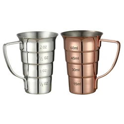 Cocktail Jigger, 2 OZ, Stainless w/Handle