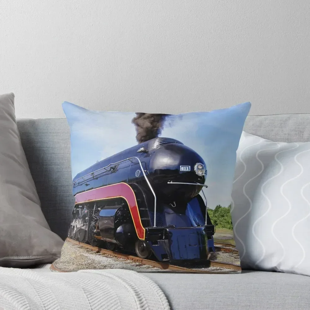 

Norfolk and Western Class J # 611 Locomotive after restoration Throw Pillow christmas decorations 2025 Couch Cushions pillow