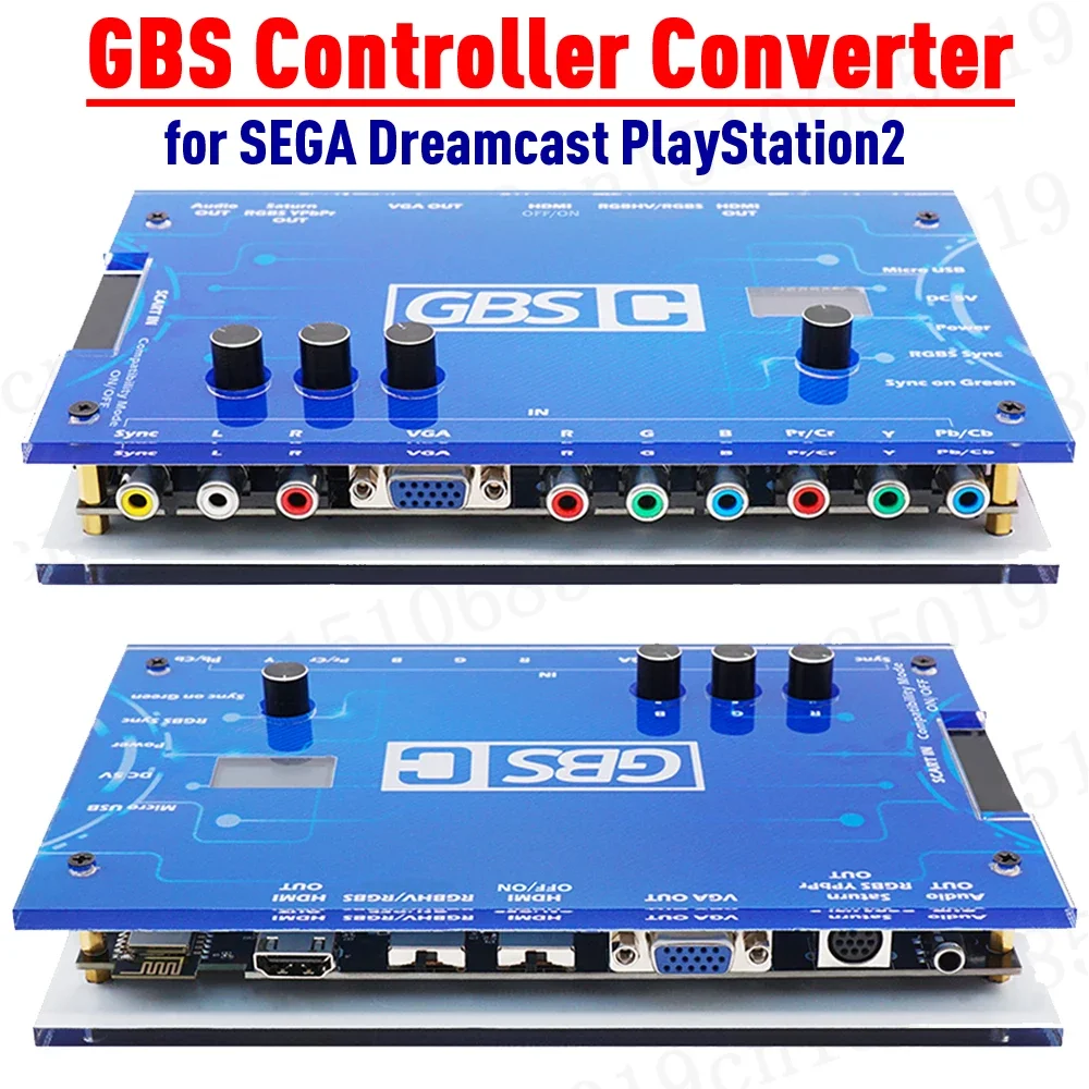 GBS Controller Converter GBSC Video Converter Accessories for SEGA Dreamcast PlayStation2 Retro Game Consoles GBS Control