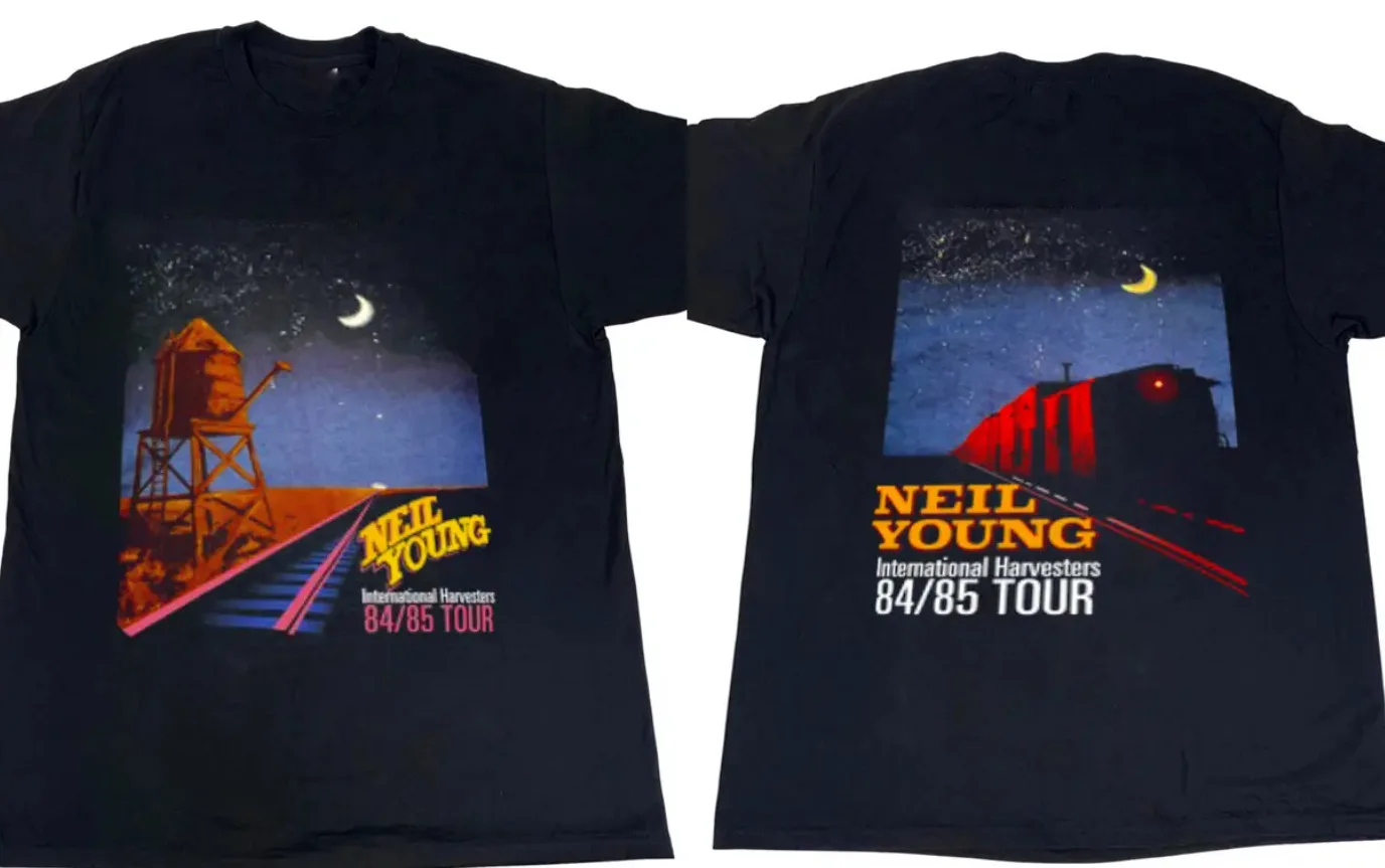 

new, new, Neil Young t shirt,.!, DAD gift/ DOuble sided, gift new