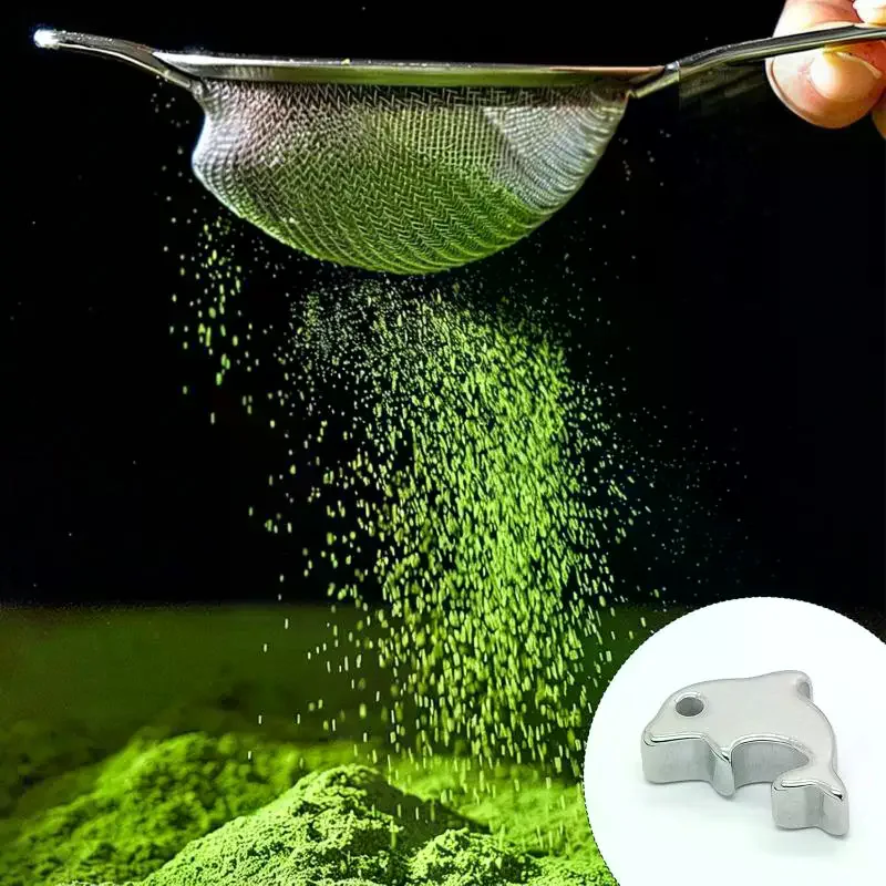 Stainless Steel Matcha Sifter Fine Mesh Anti Caking Portable Baking Tool For Picnic Home Cafe Matcha Prep