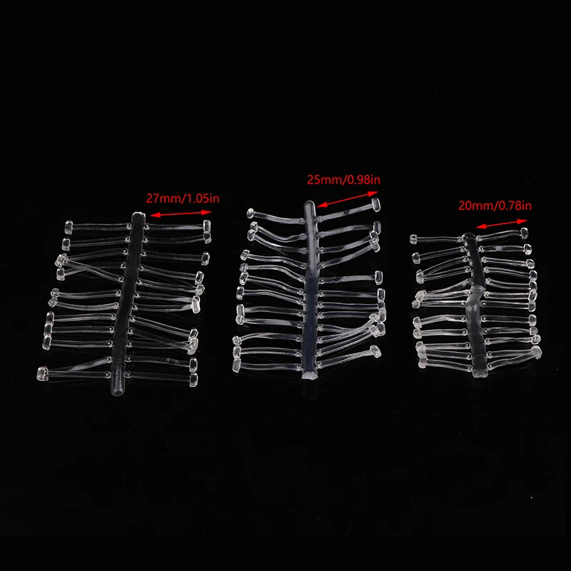 120Pcs/5Sheet Carp Fishing Hair Rig Fishing Bait Stop Pop Up Rig Stoppers Clear Color Boilie Inserts Fishing Tools