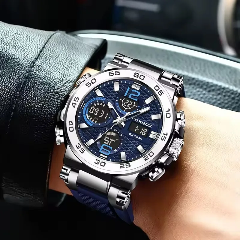 LIGE Luxury LED Display Men Wristwatches Fashion Luminous Sport Man Watch Waterproof Calendar Quartz Watch Mens Montres Hommes image 6