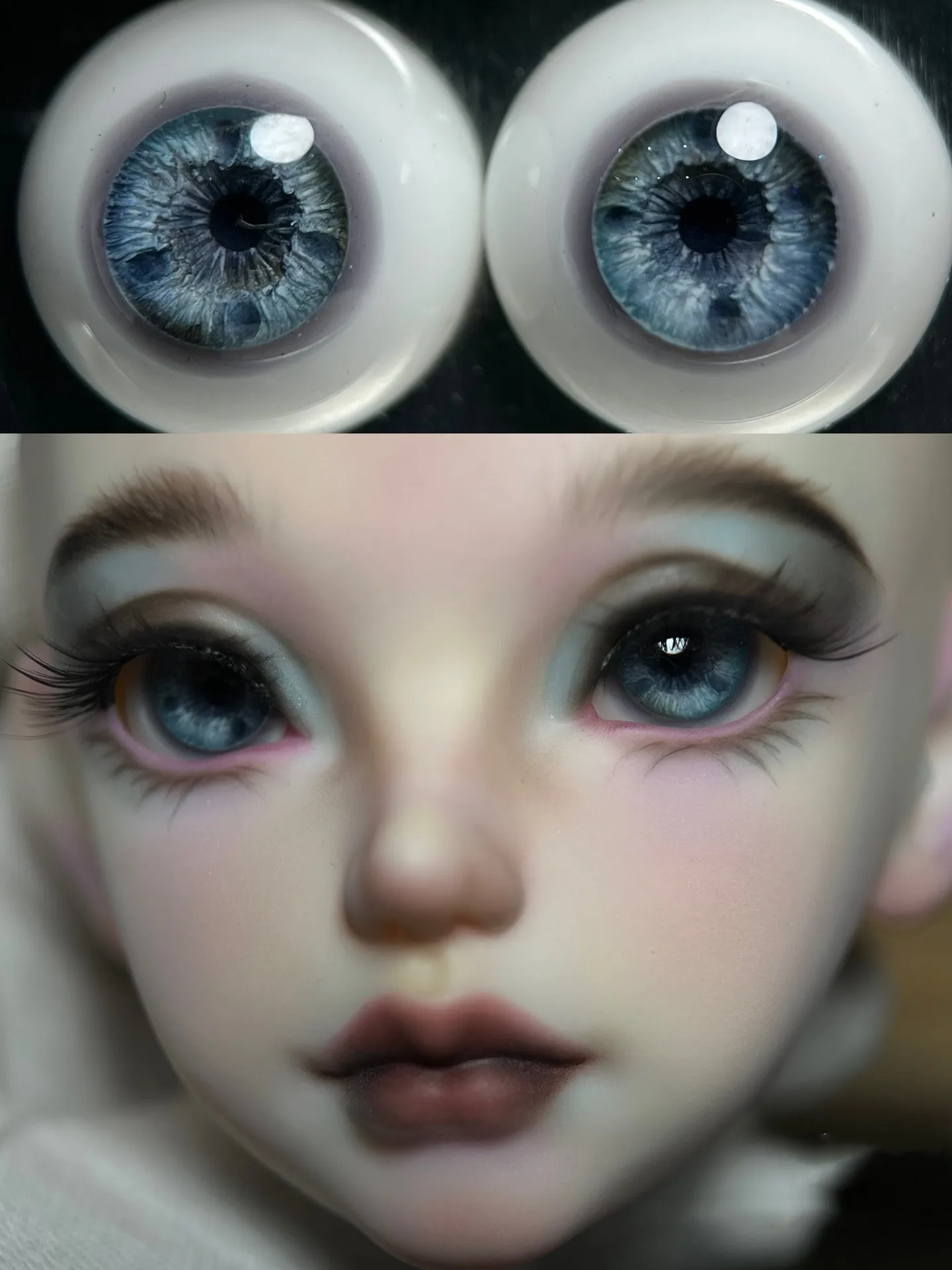 Colori Circle Resin Craft Eyes,Beauty 14mm BJD Doll Safety Eyeball 1 paio