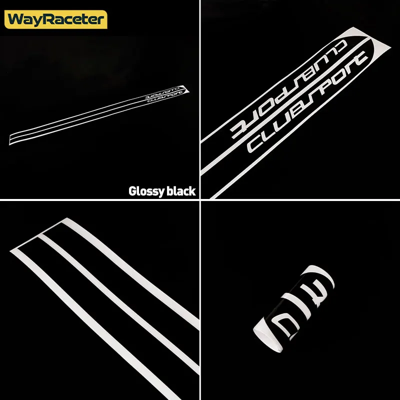 2 Pcs/Set Door Side Stripes Sticker Graphics Vinyl Decal For Volkswagen Golf 8 8.5 MK8 GTI 2026 2025 2024 2023 2022 Accessories