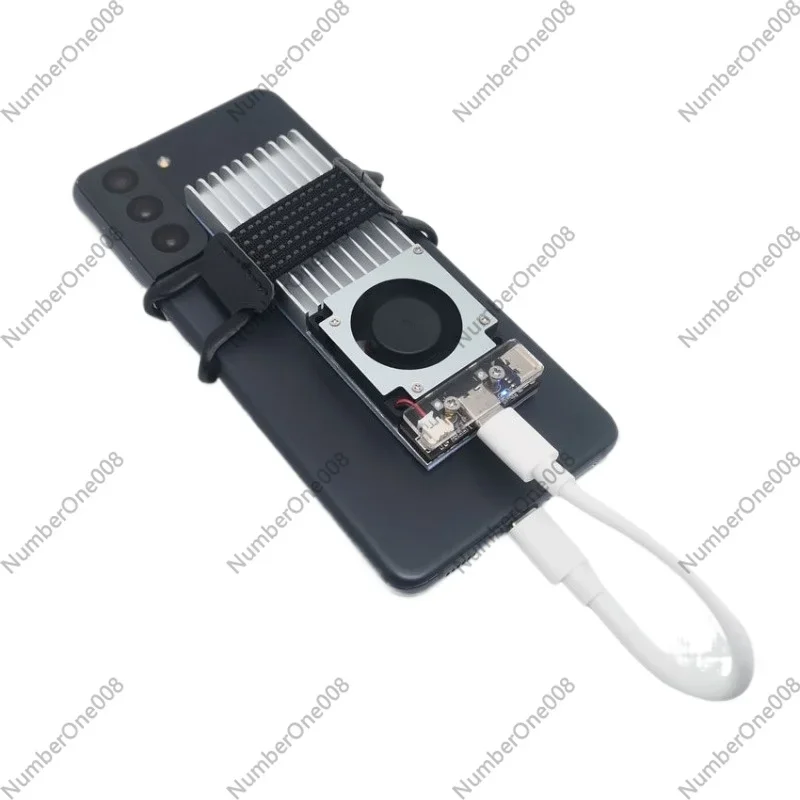 For Flying Cat U8 Radiator Portable Wifi Air-cooled Radiator Ultra-thin Aluminum Alloy Typec Cooling Fan 5V 5