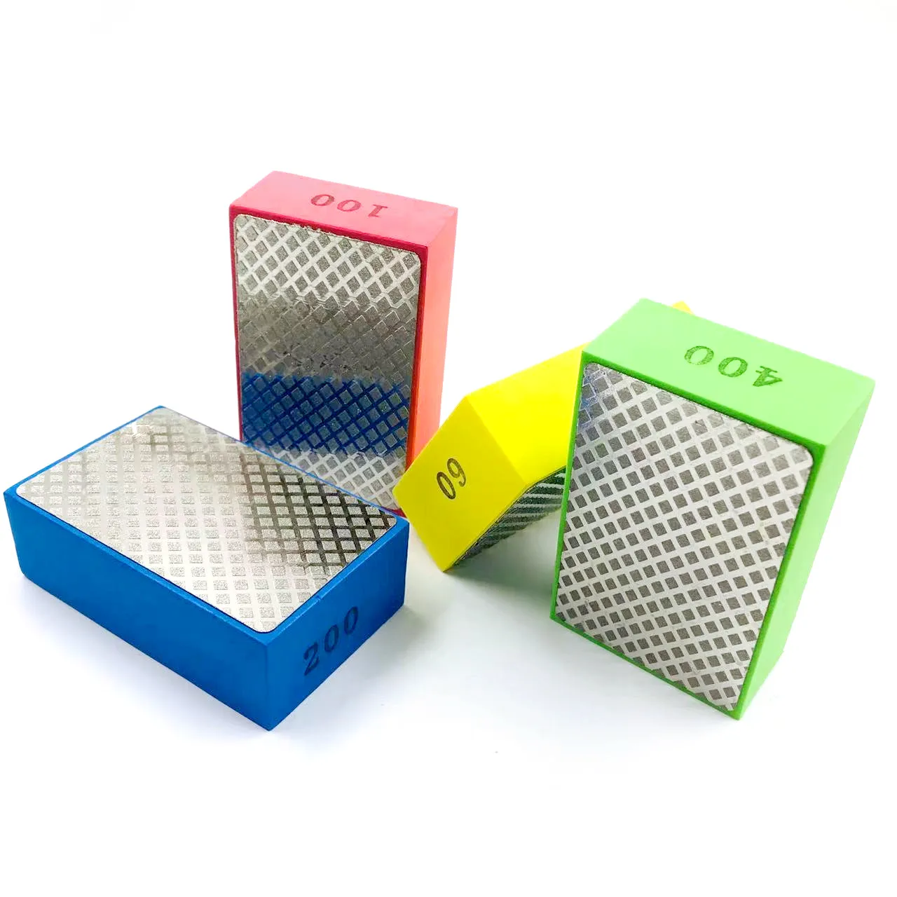 RSMXYO Diamant-Handpolierpads 95mmx58mm Fliesen-Glas-Schleifblock-Pad Stein Marmor Keramik Schleifscheibe – Detail 12