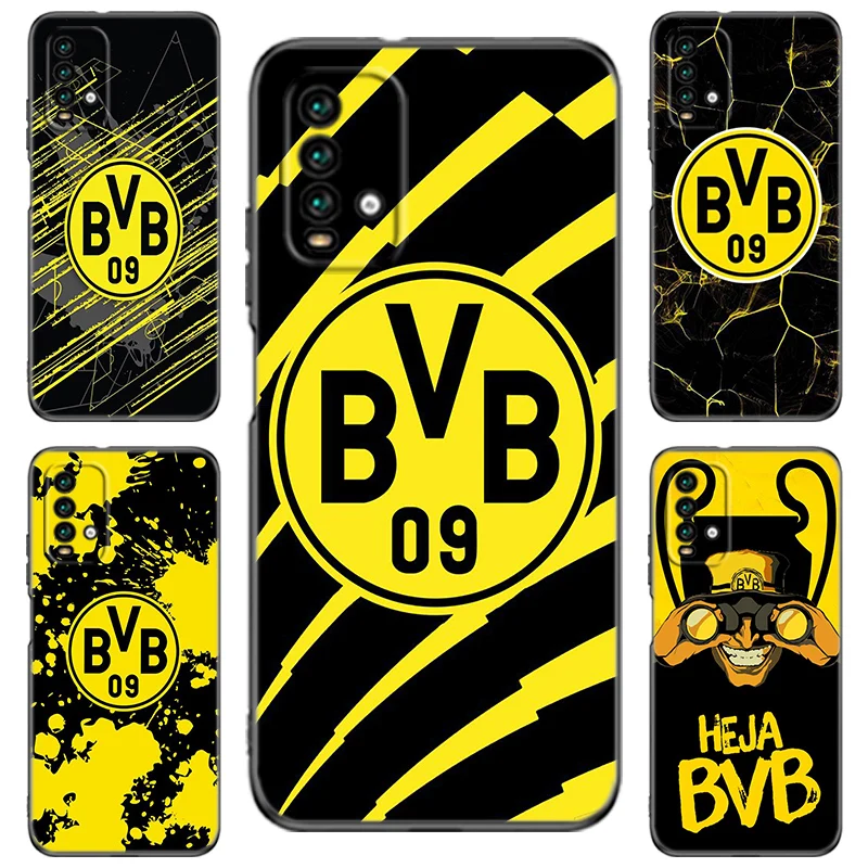 Чехол Borussia D-Dortmunds для телефона Xiaomi Redmi 11 Prime 11A 12C 13C A1 A2 Plus A3X 12 13 4G 10 13R 5G 9A 10A 9C 10C 9i 9T 12R