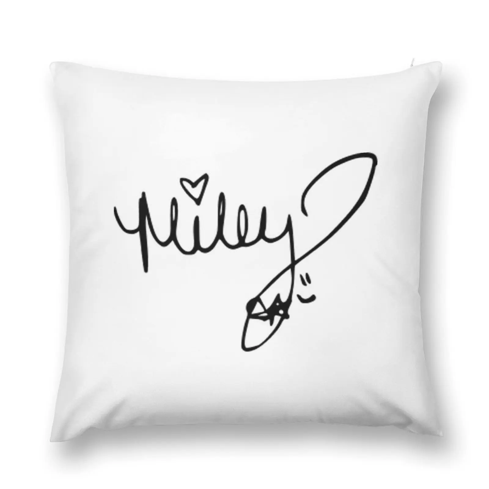 

Miley Cyrus autograph Throw Pillow Elastic Cover For Sofa Cushion Cover Set pillow cover christmas pillow