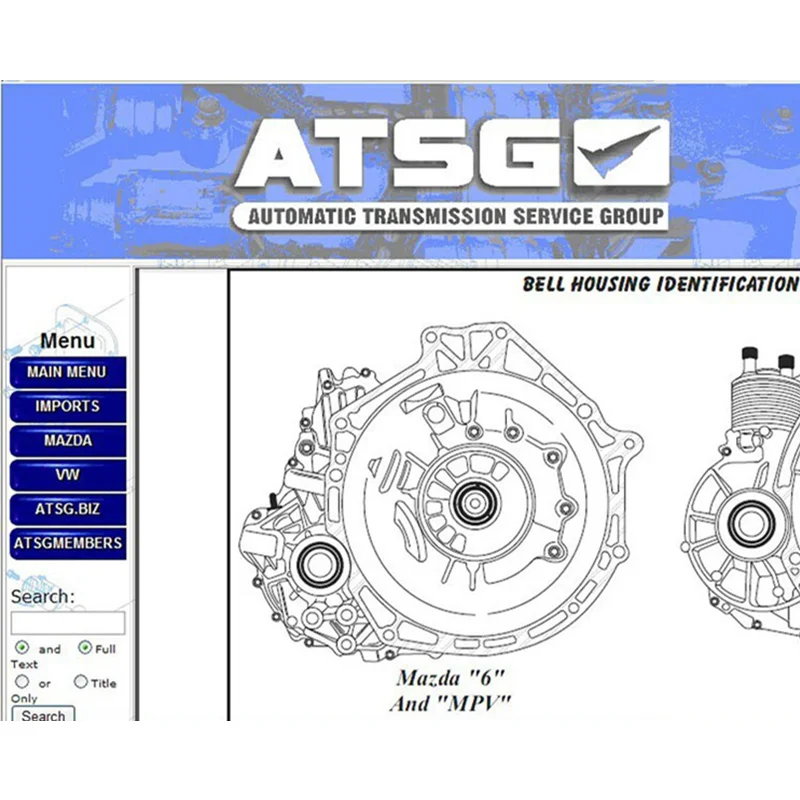 2022 hot sell ATSG 2017 Auto repair software Automatic Transmissions Service Group Repair Information Atsg Manual Diagnosis