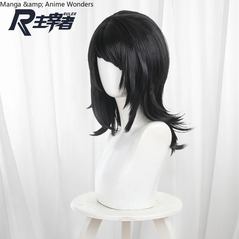 Anime BanG Dream Cosplay Umiri Yahata Timoris Stage Role Play High Temperature Silk Black Wig Hair Net Wigs