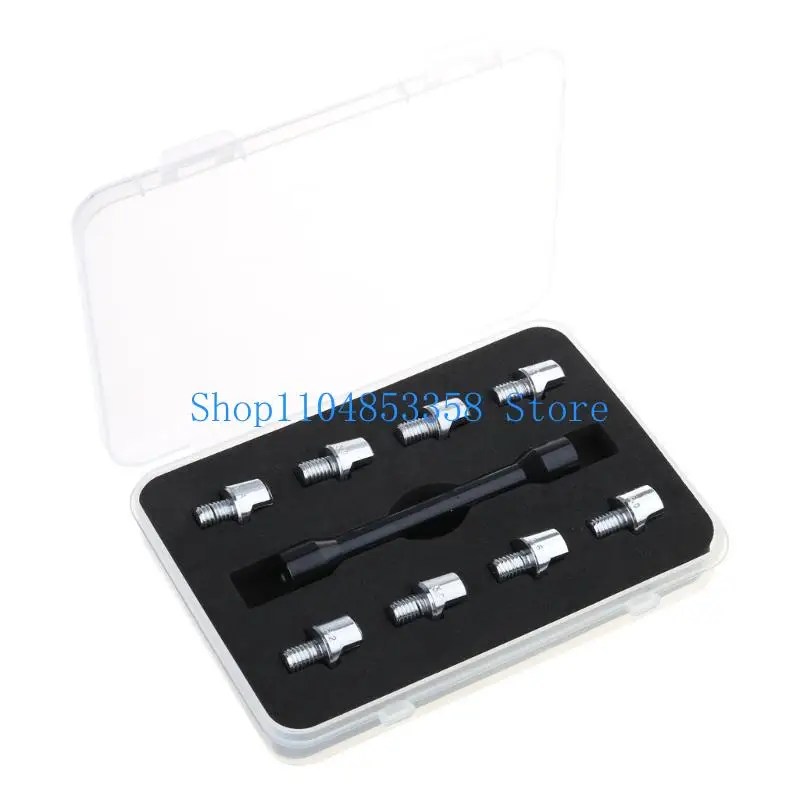 

652F 5,0-6,8 мм гаечный ключ аксессуары с удобной ручкой, пригодный для мотоцикла, велосипеда, мотокросса, натяжение спиц