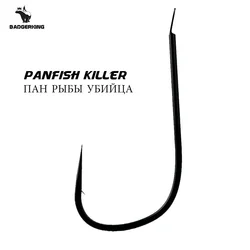 50pcs/ lots small fishing hooks for panfish perch trout sunfish bluegrill crucian barbed and no barb fishhook for carp fishing