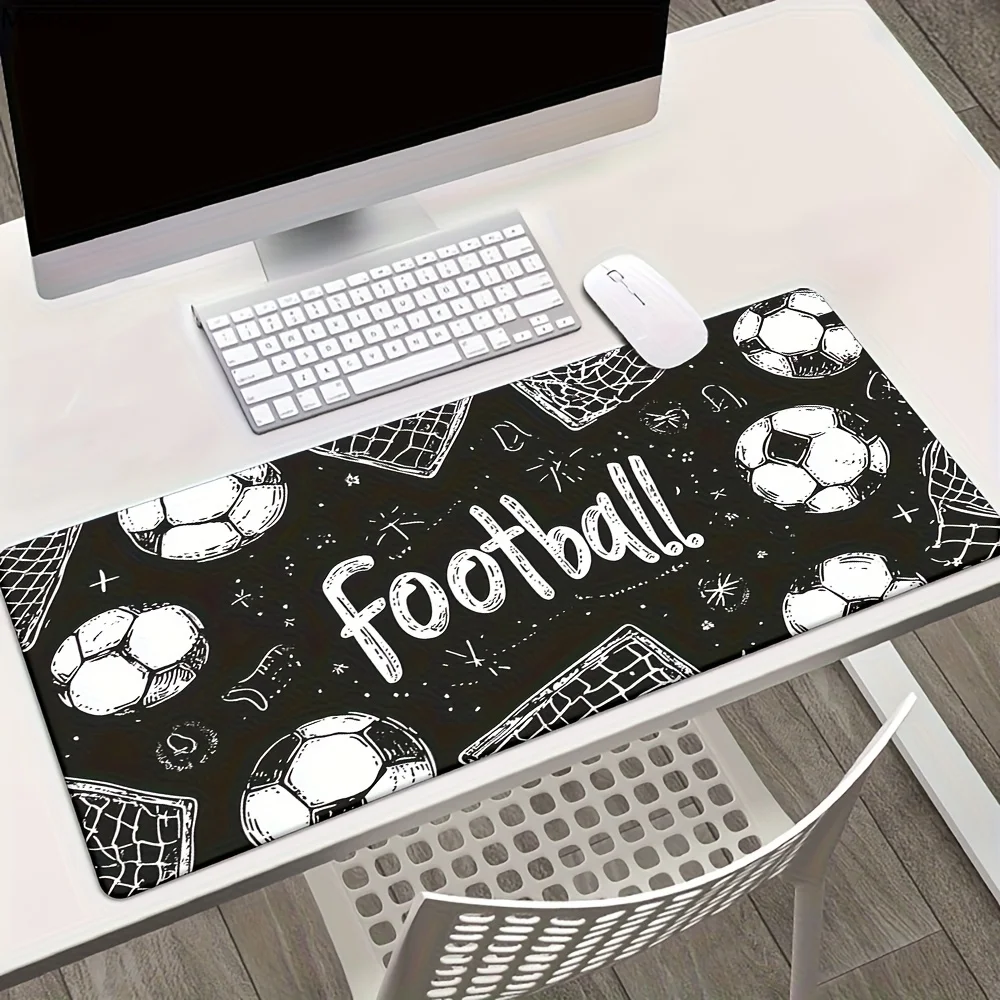 

Football Gaming Pattern Mouse Pad Large Computer Office Table Mats Rubber Anti-slip Keyboard Mousepads Long Desk Mat 900x400mm