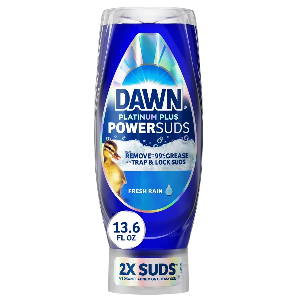 Platinum Plus Dishwashing Soap Liquid 400ml EZ Squeeze Bottle Kitchen Cleaning Detergent Hand Wash Dishwashing Liquid for Sink Dish Washing